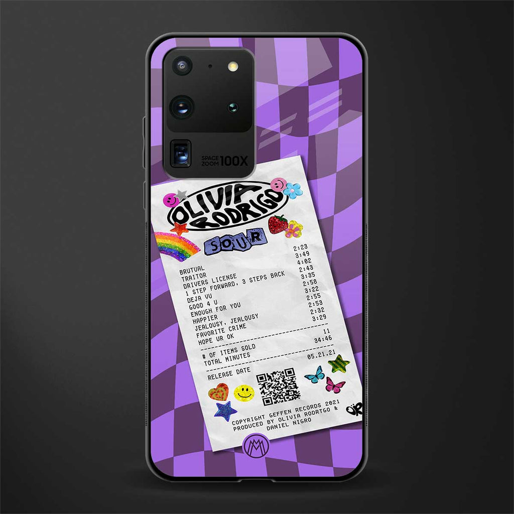 olivia rodrigo glass case for samsung galaxy s20 ultra image
