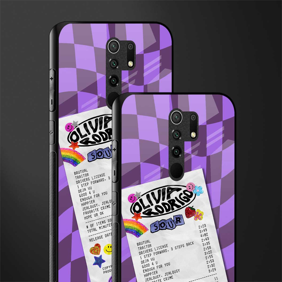 olivia rodrigo glass case for poco m2 image-2