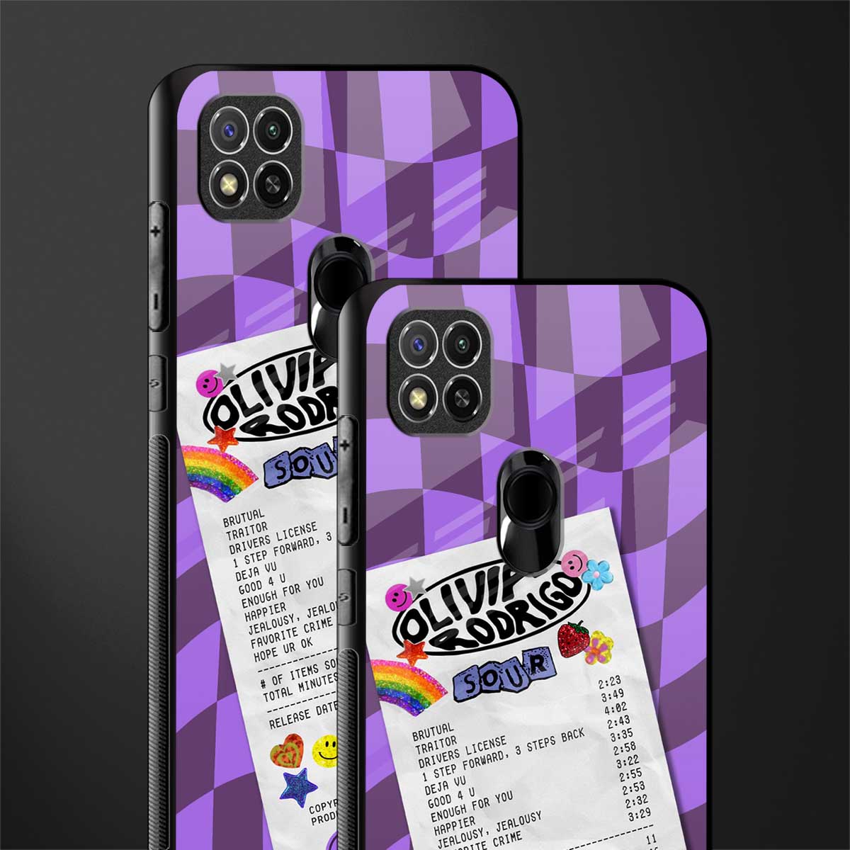olivia rodrigo glass case for redmi 9c image-2