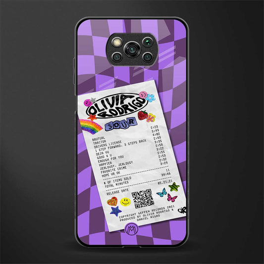 olivia rodrigo glass case for poco x3 image