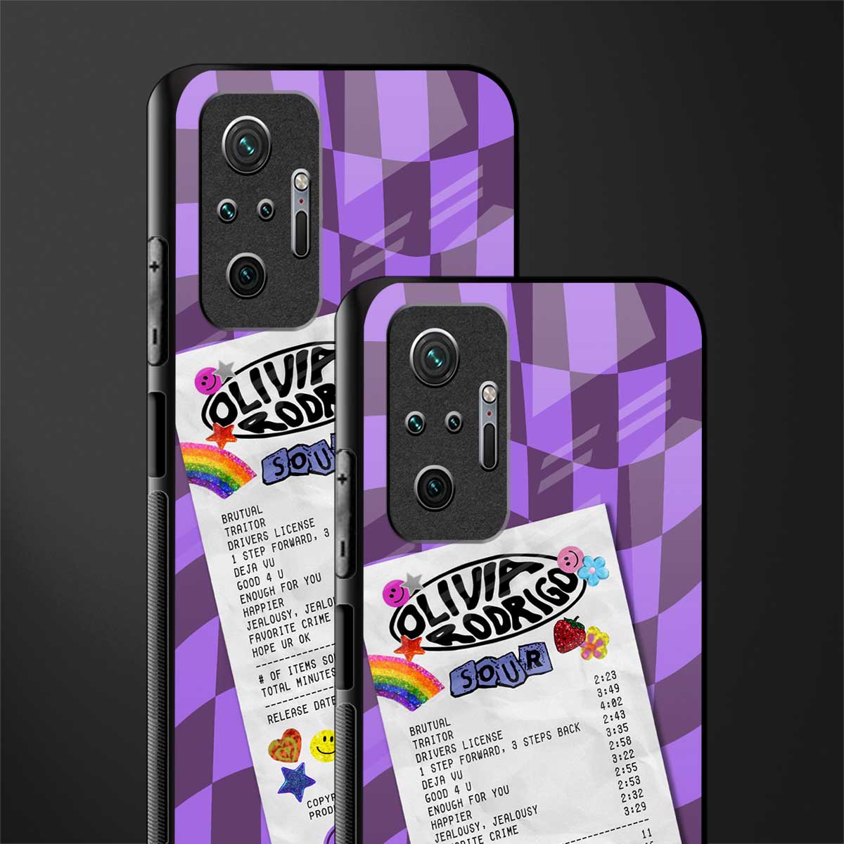 olivia rodrigo glass case for redmi note 10 pro image-2