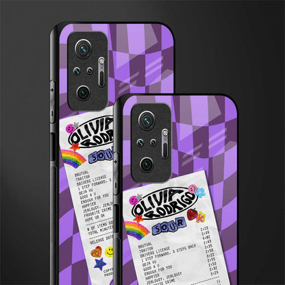 olivia rodrigo glass case for redmi note 10 pro image-2