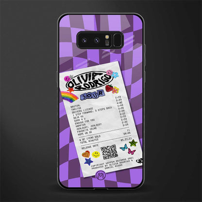 olivia rodrigo glass case for samsung galaxy note 8 image