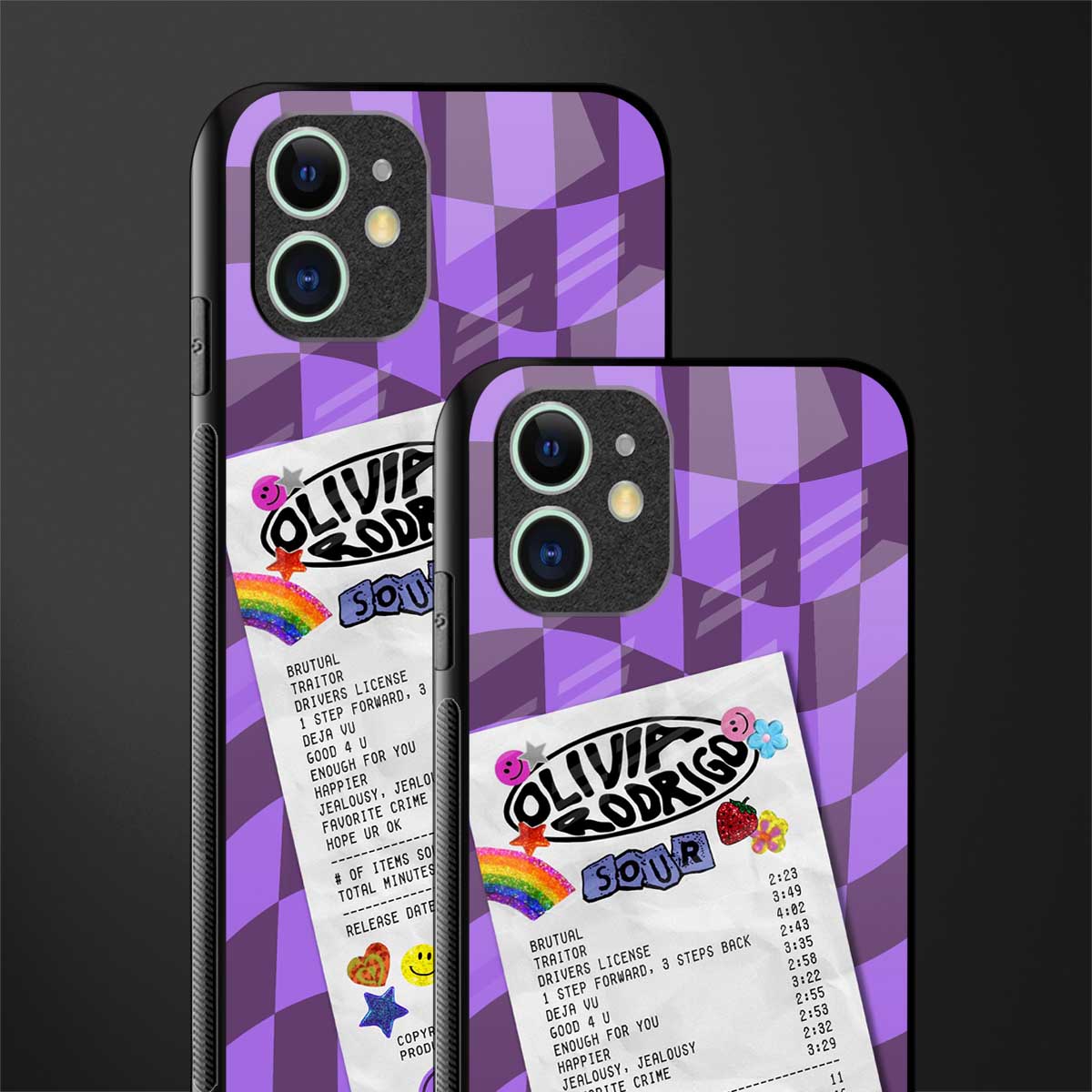olivia rodrigo glass case for iphone 12 mini image-2