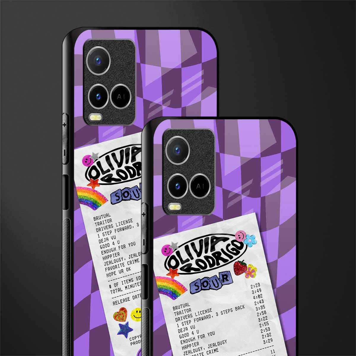 olivia rodrigo glass case for vivo y21s image-2