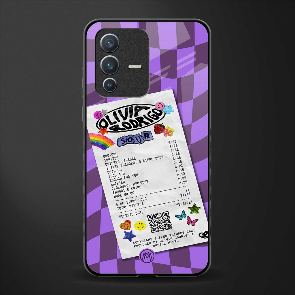 olivia rodrigo glass case for vivo v23 5g image