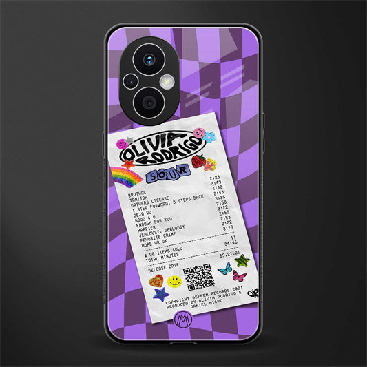olivia rodrigo back phone cover | glass case for oppo f21 pro 5g