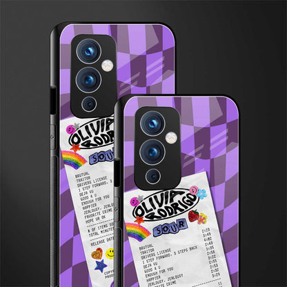 olivia rodrigo back phone cover | glass case for oneplus 9