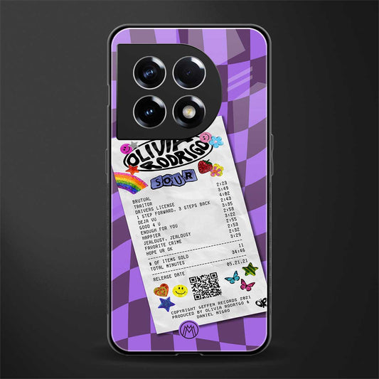 olivia rodrigo back phone cover | glass case for oneplus 11