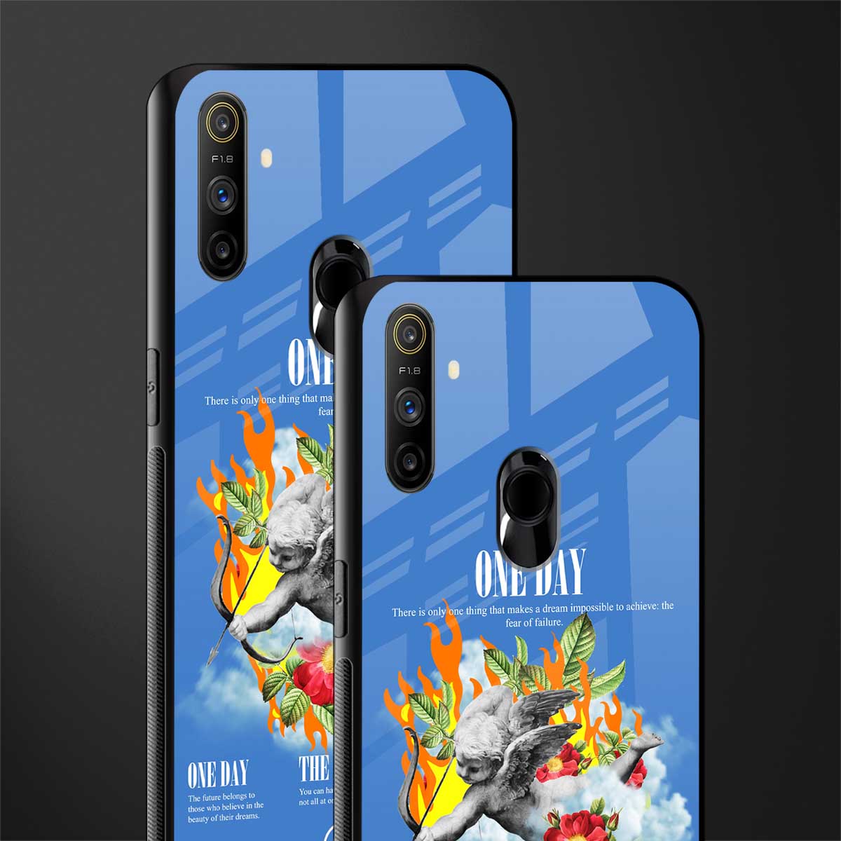 one day glass case for realme narzo 10a image-2