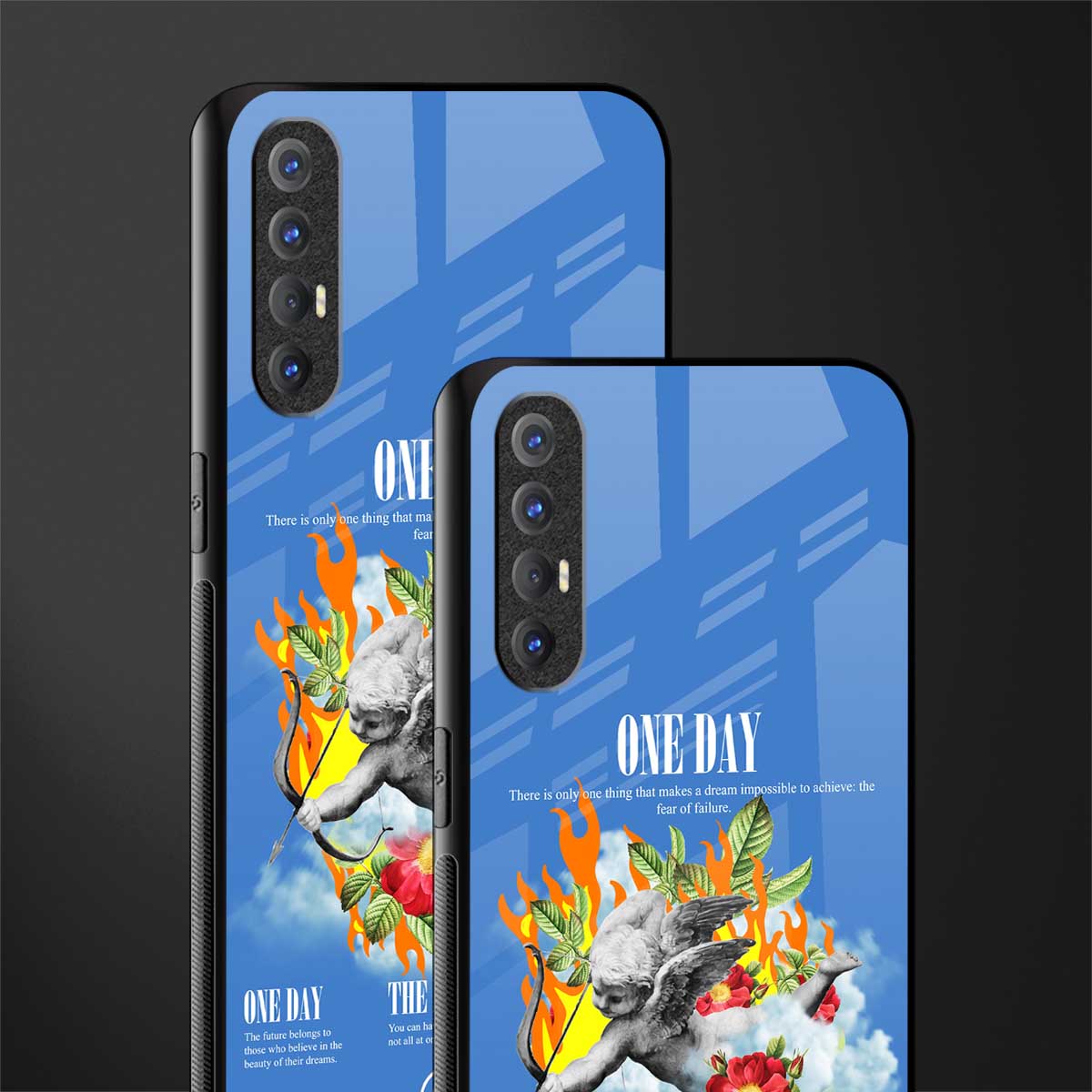 one day glass case for oppo reno 3 pro image-2