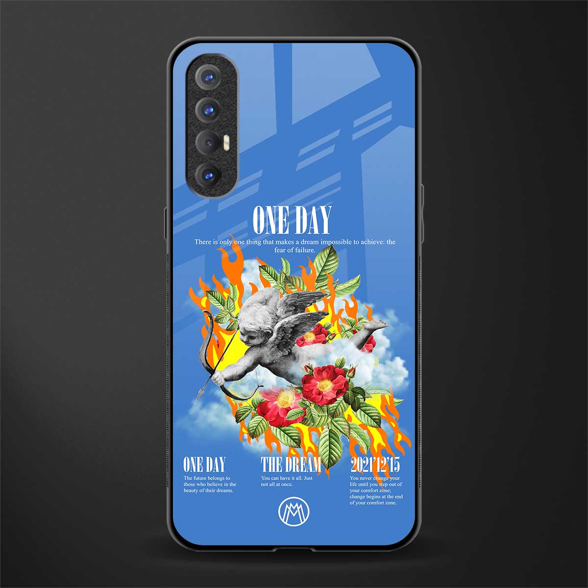 one day glass case for oppo reno 3 pro image