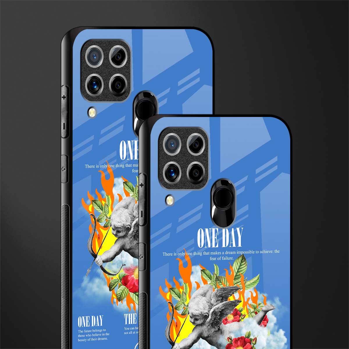 one day glass case for realme c15 image-2