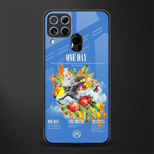 one day glass case for realme c15 image