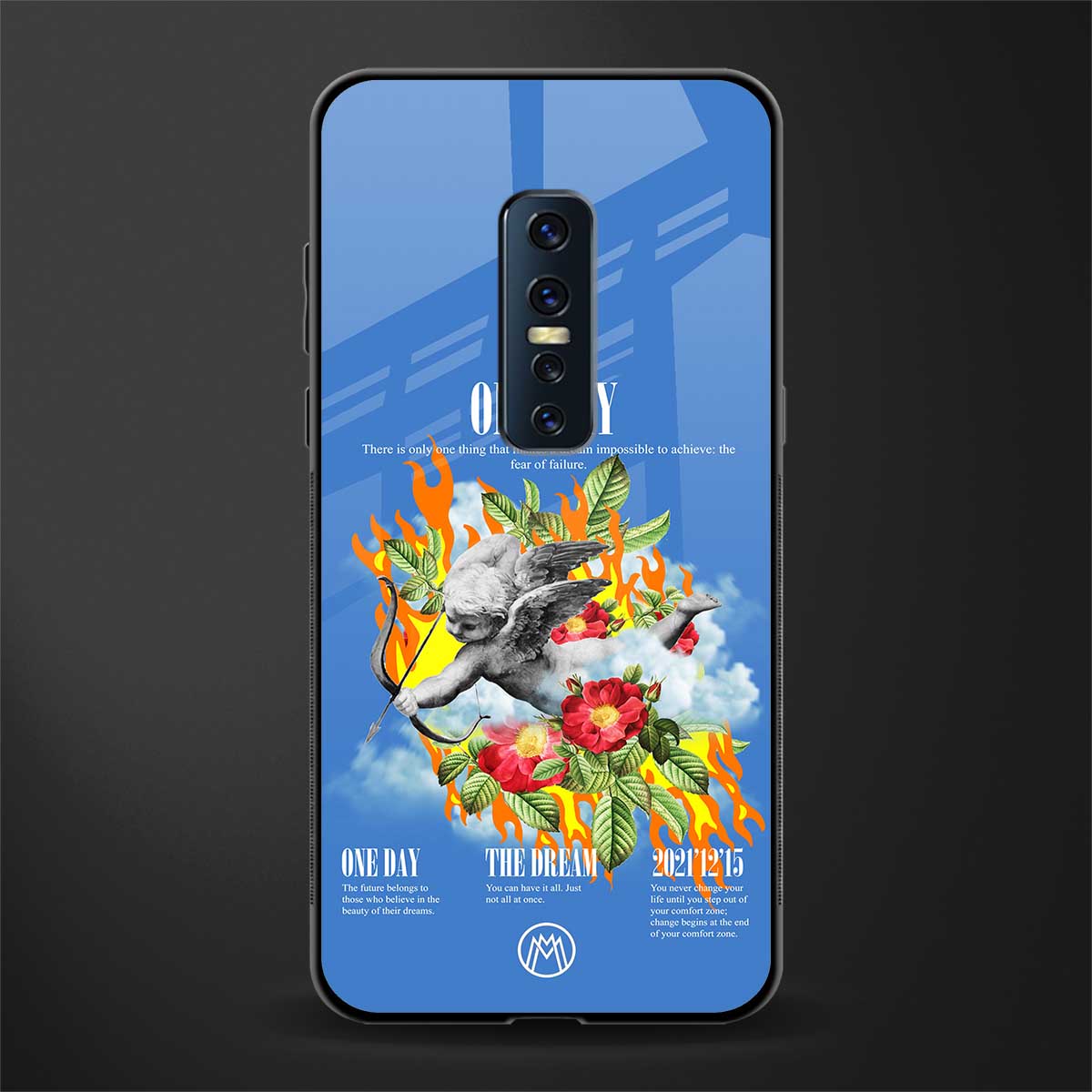 one day glass case for vivo v17 pro image