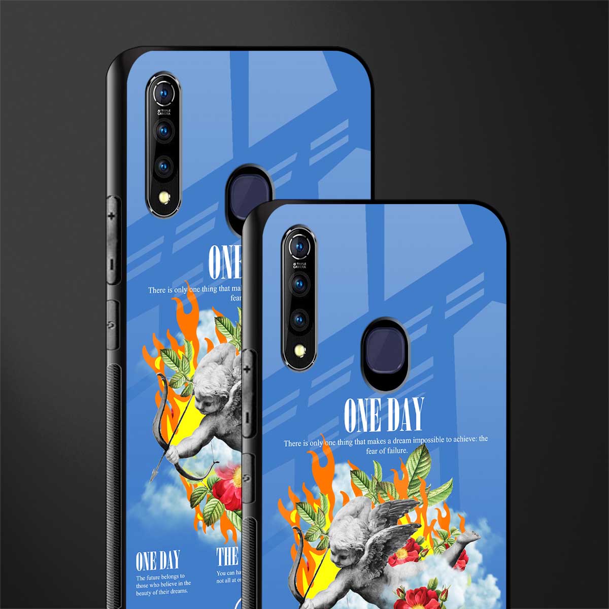 one day glass case for vivo z1 pro image-2