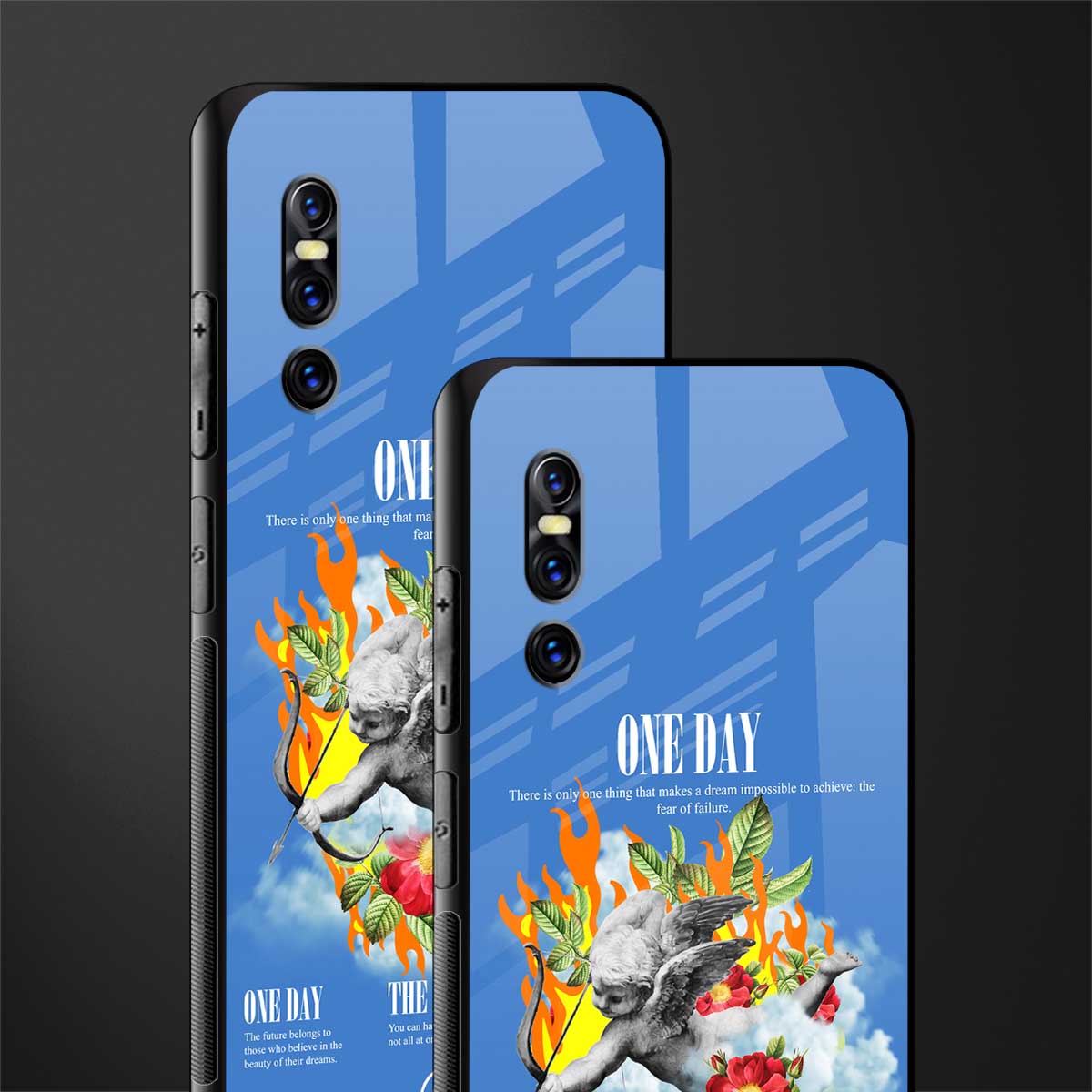 one day glass case for vivo v15 pro image-2