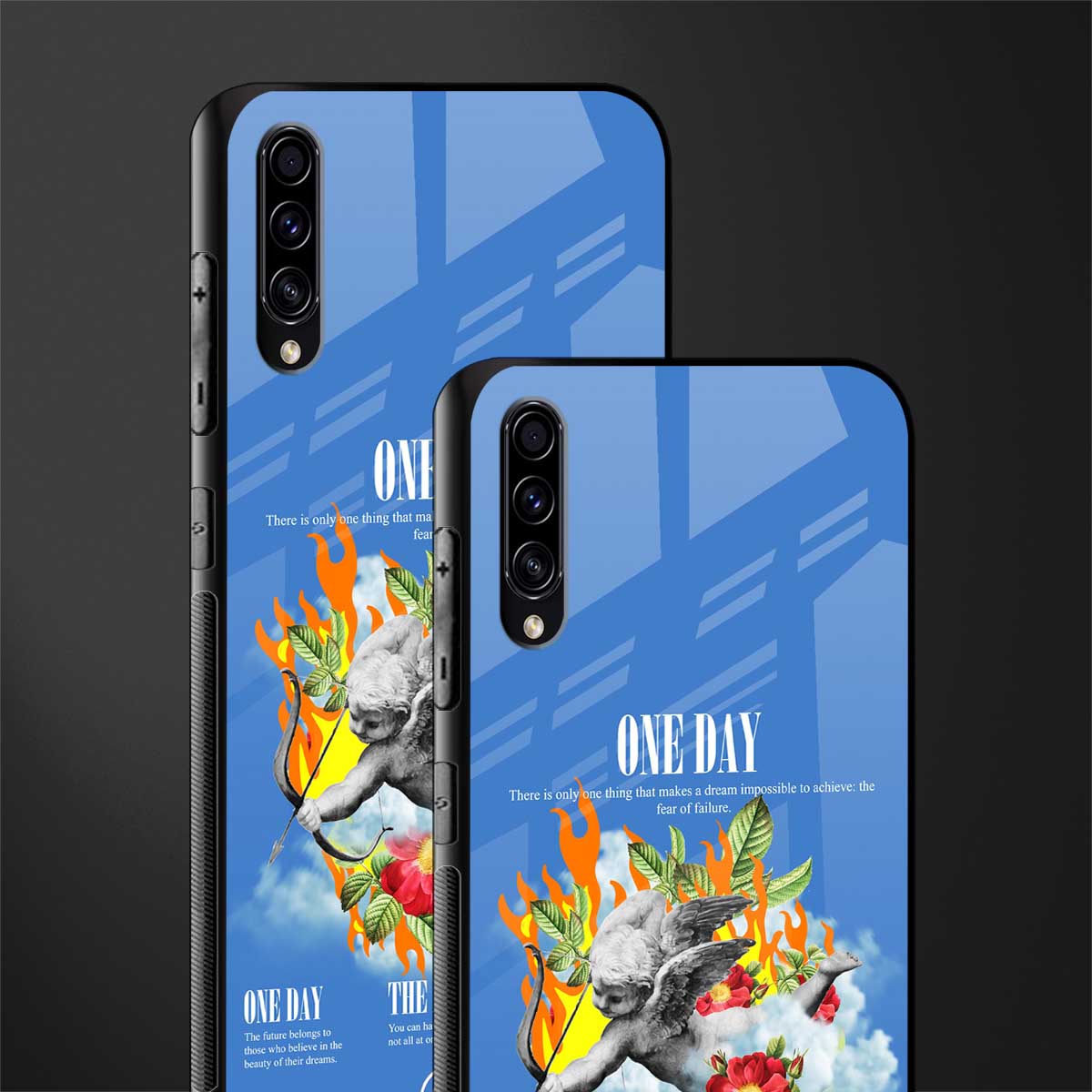 one day glass case for samsung galaxy a70 image-2