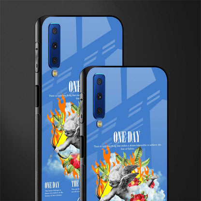 one day glass case for samsung galaxy a7 2018 image-2