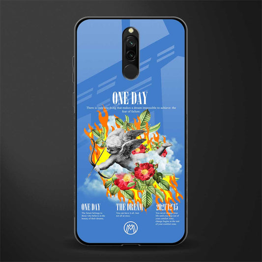 one day glass case for redmi 8 image