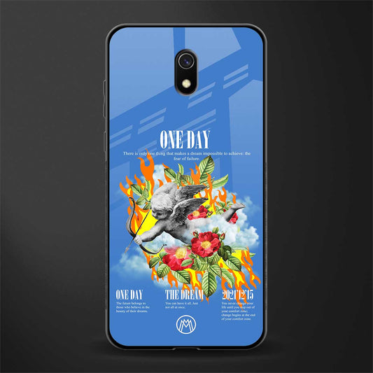 one day glass case for redmi 8a image