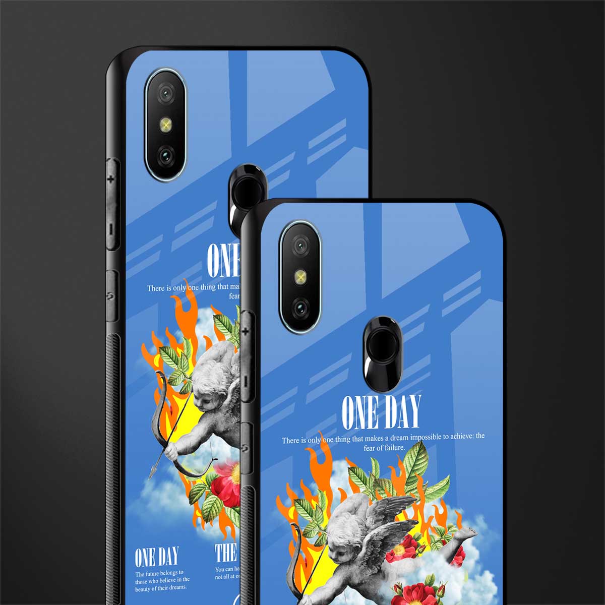 one day glass case for redmi 6 pro image-2