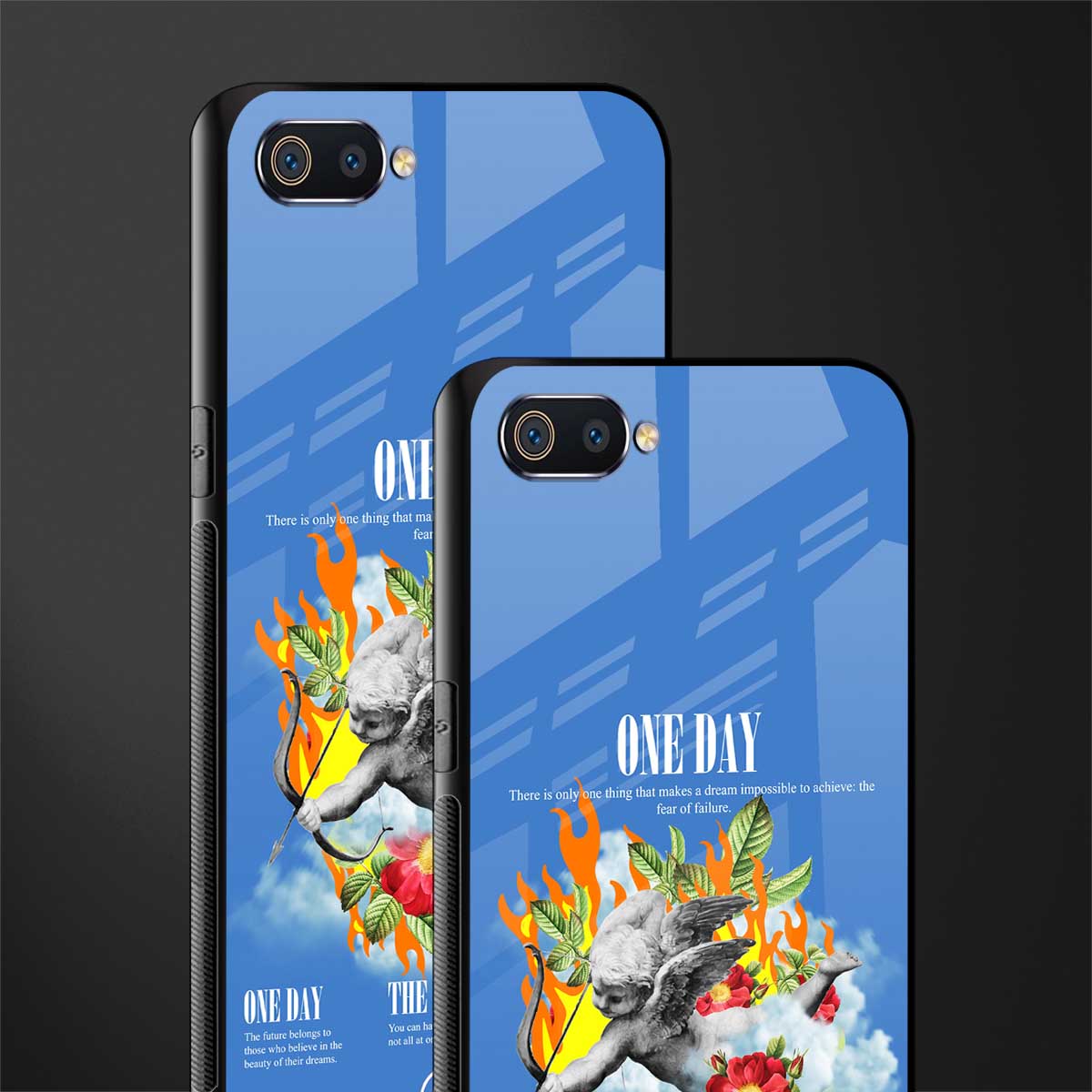 one day glass case for realme c2 image-2