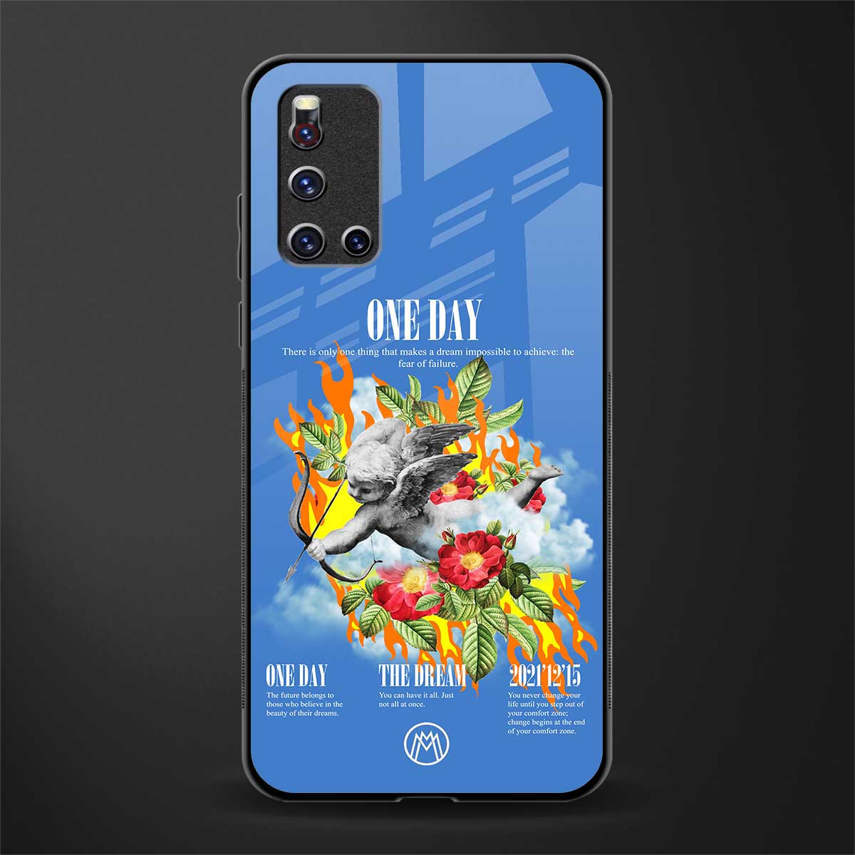 one day glass case for vivo v19 image