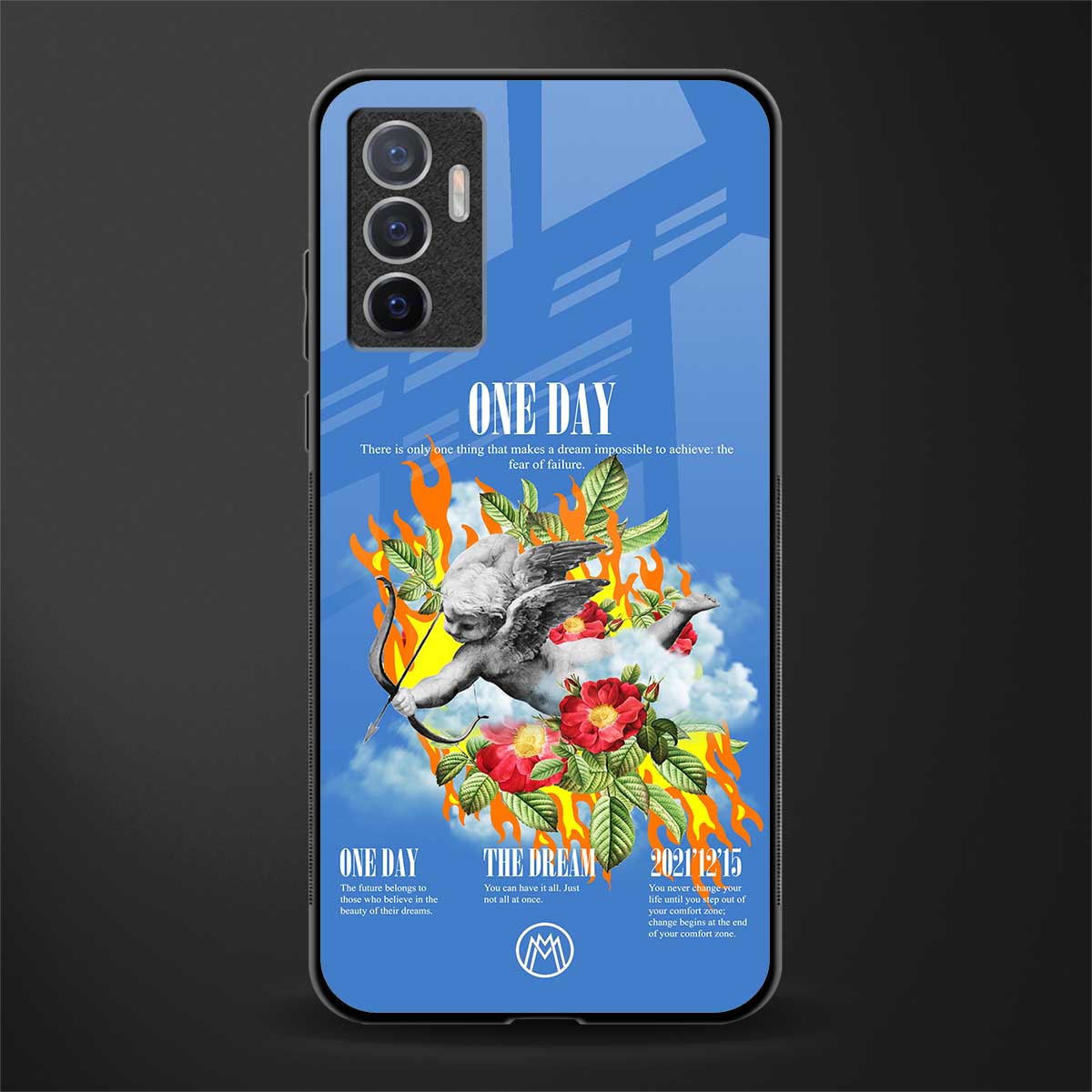 one day glass case for vivo v23e image