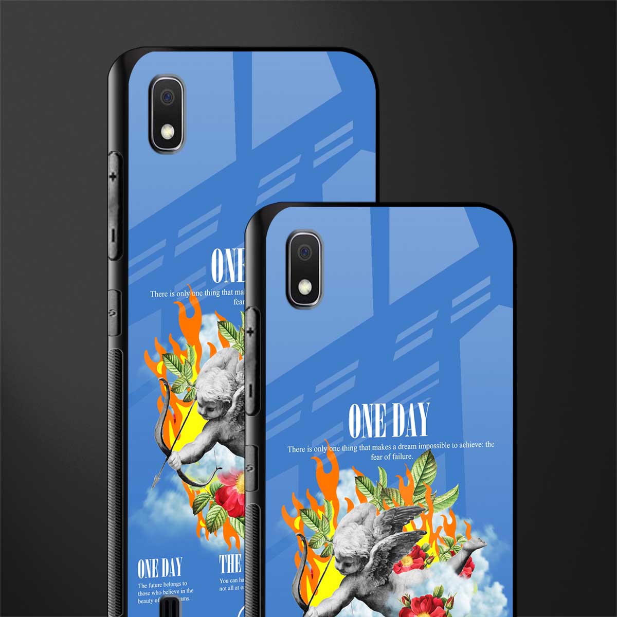 one day glass case for samsung galaxy a10 image-2