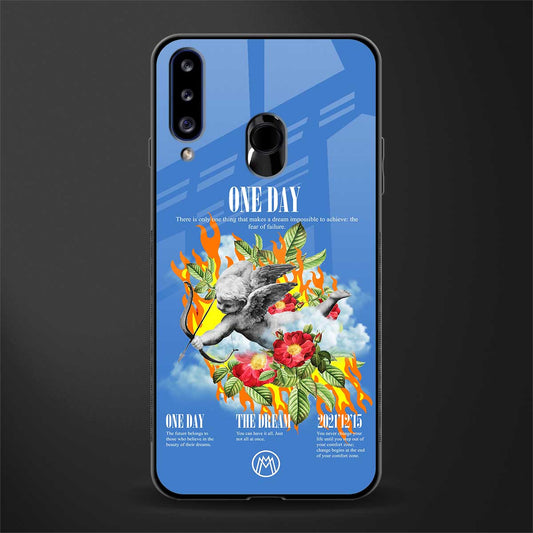 one day glass case for samsung galaxy a20s image