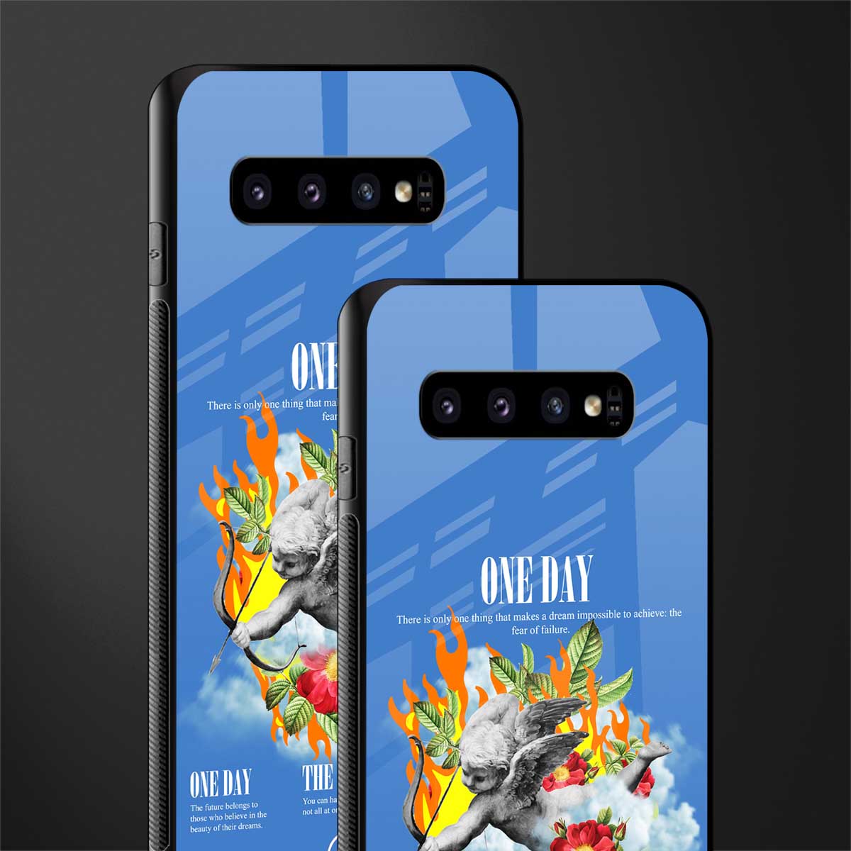 one day glass case for samsung galaxy s10 plus image-2
