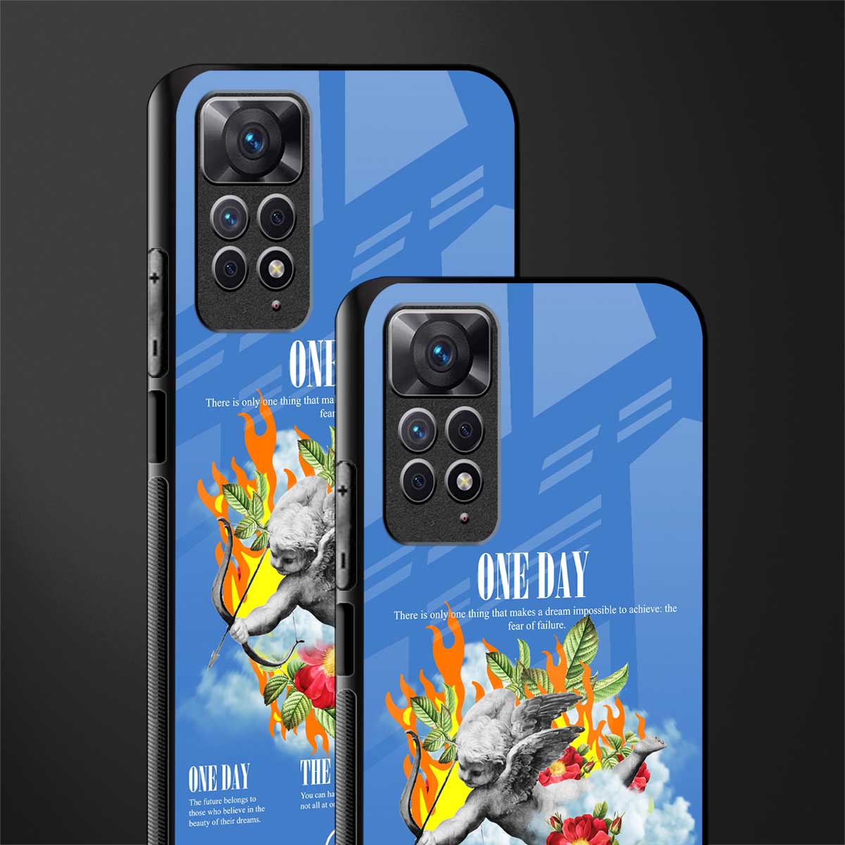 one day glass case for redmi note 11 pro image-2