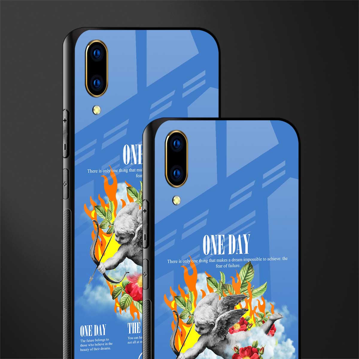 one day glass case for vivo v11 pro image-2