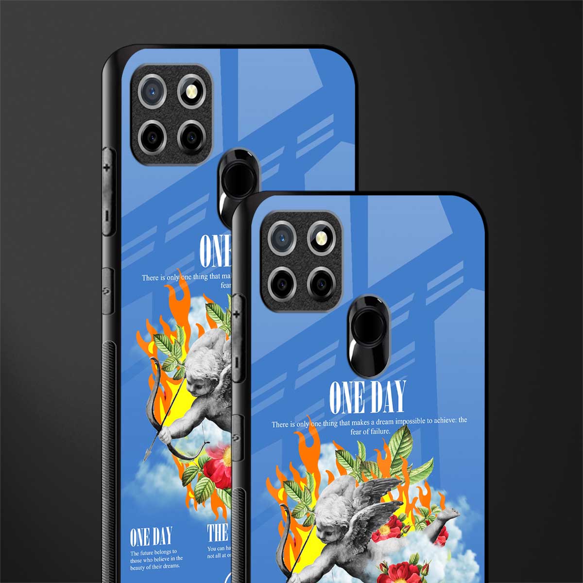 one day glass case for realme c12 image-2
