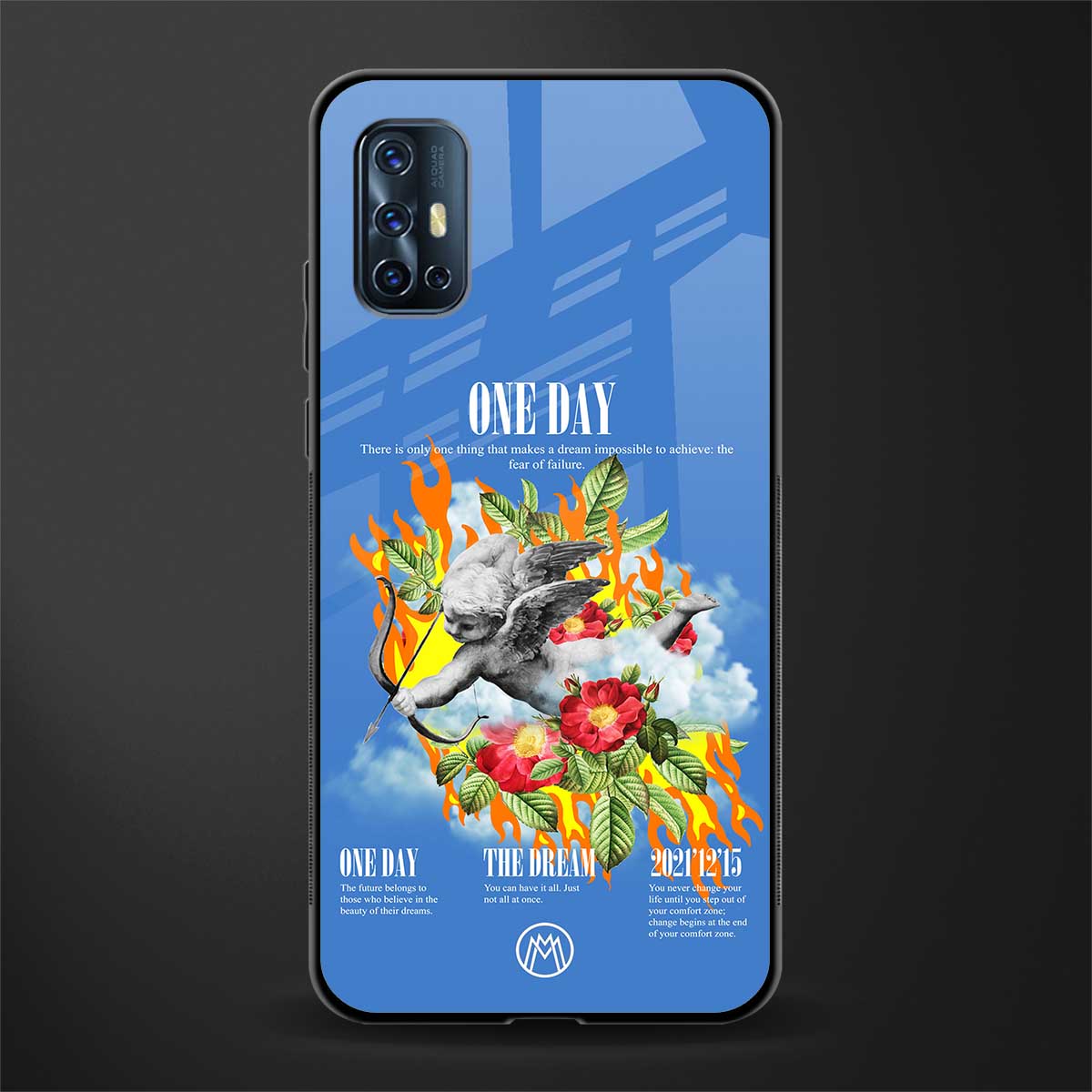 one day glass case for vivo v17 image