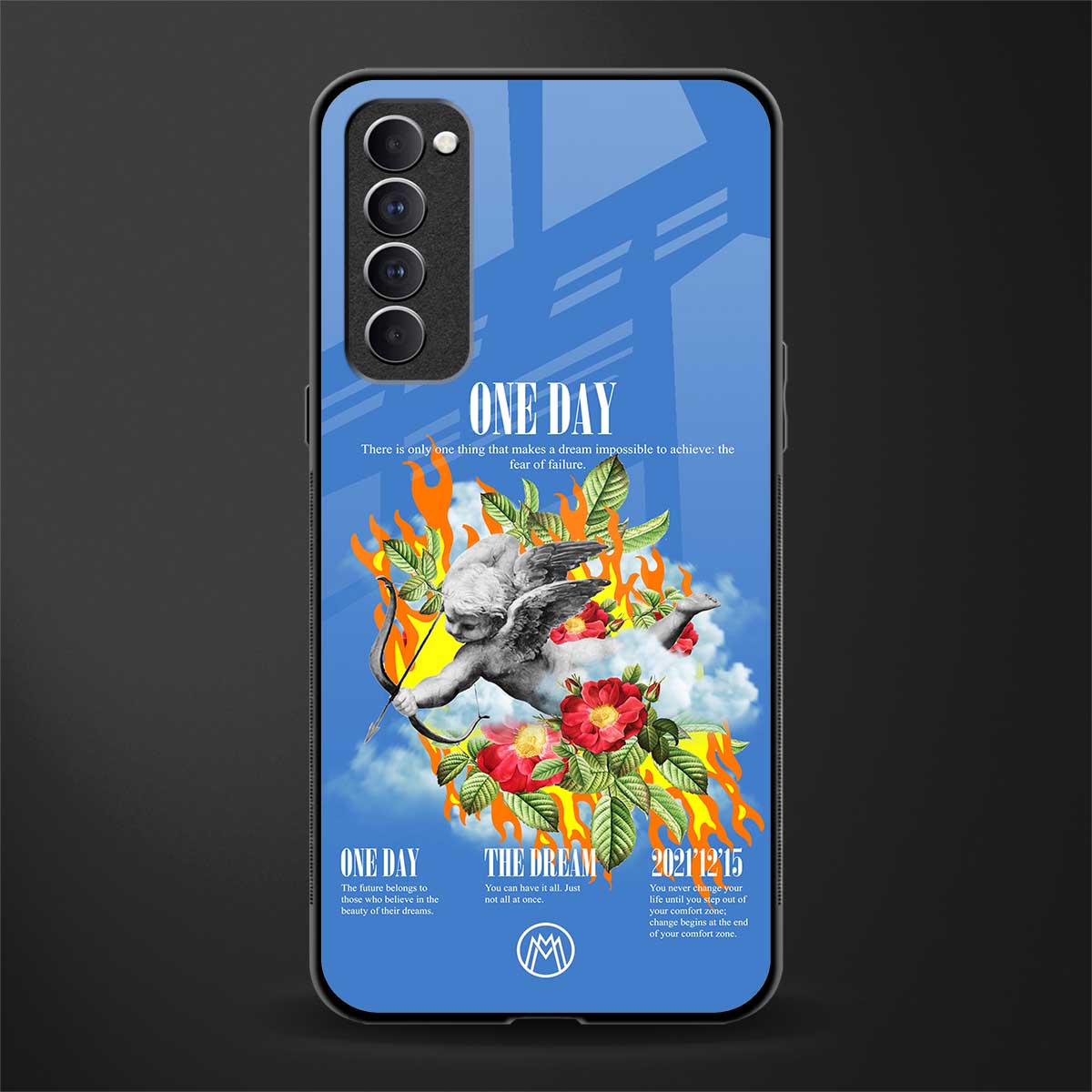 one day glass case for oppo reno 4 pro image