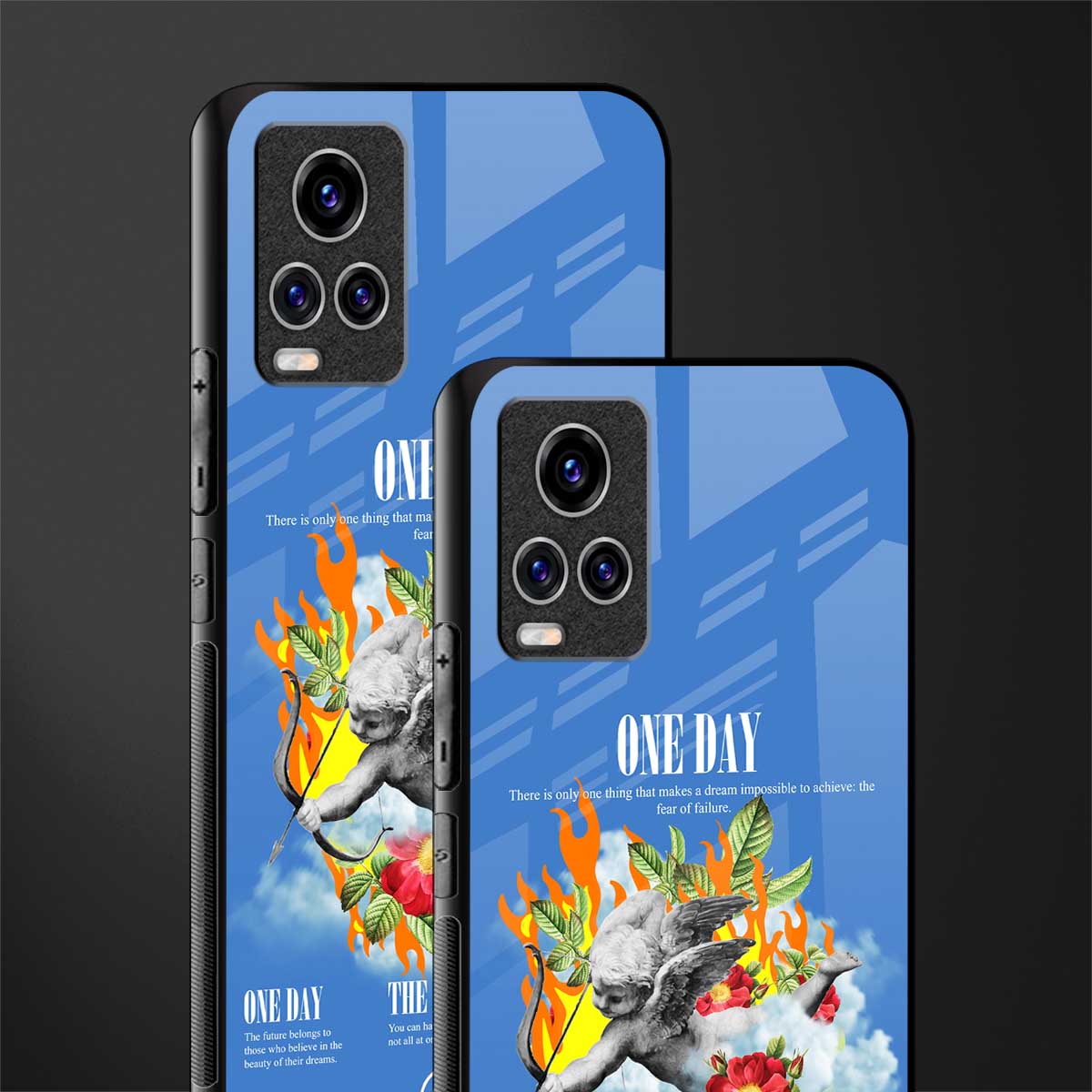 one day glass case for vivo v20 pro image-2