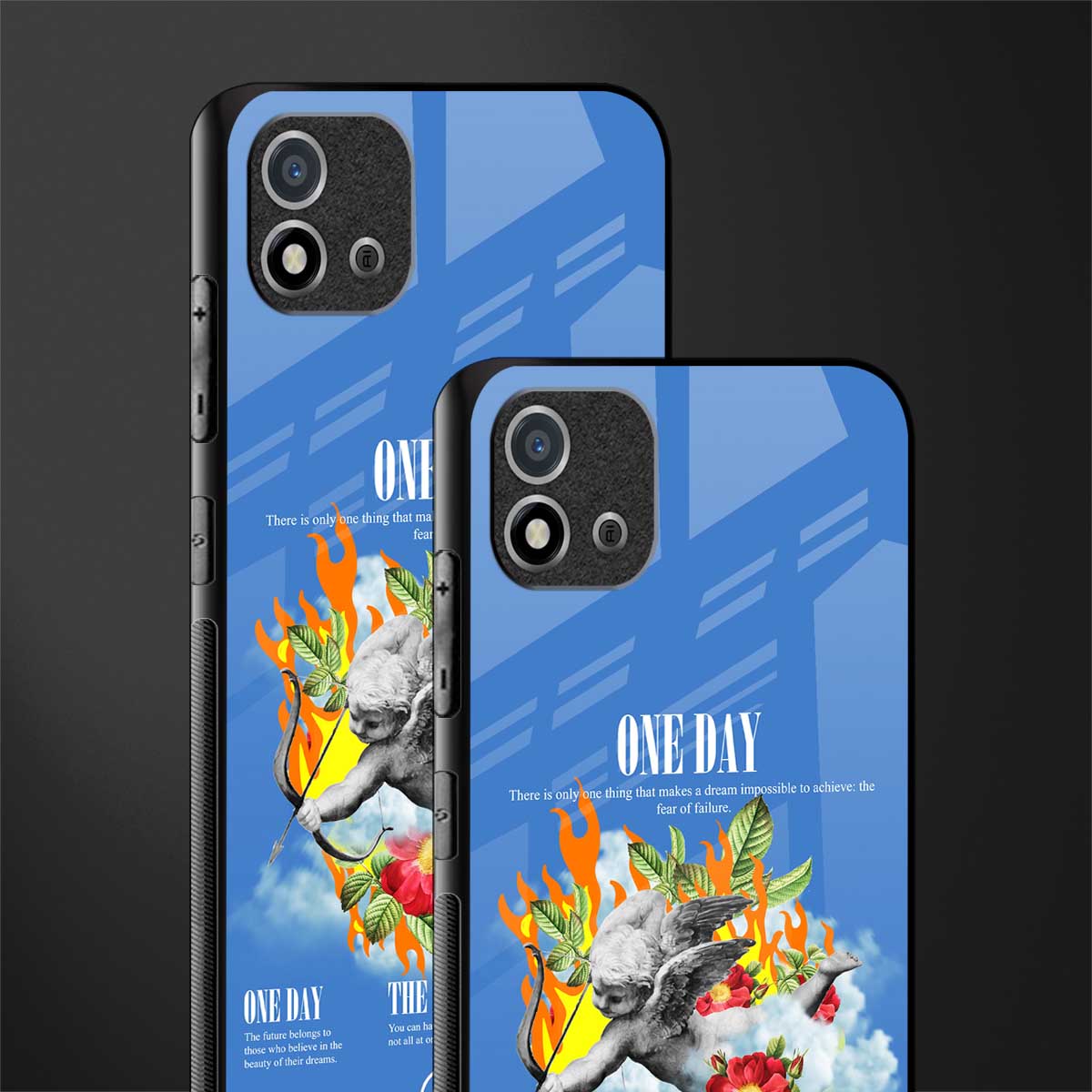 one day glass case for realme c20 image-2