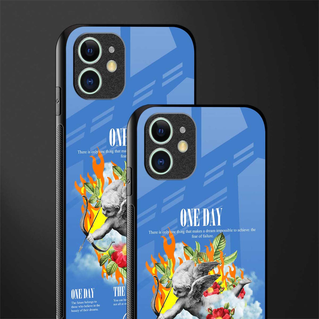 one day glass case for iphone 12 mini image-2