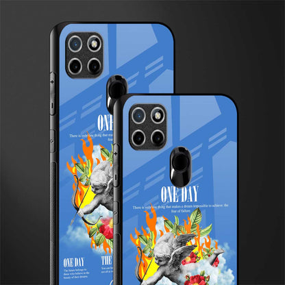one day glass case for realme c21 image-2