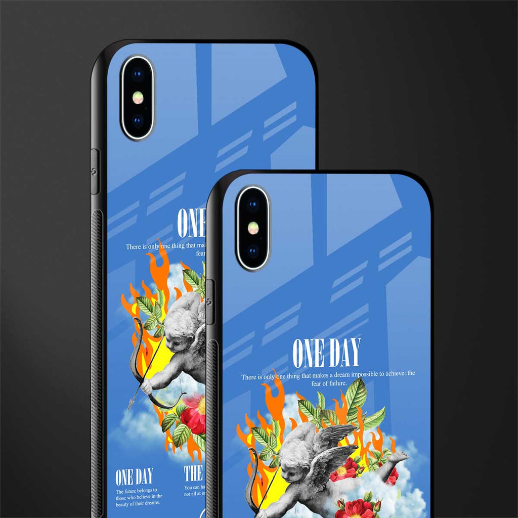 one day glass case for iphone xs max image-2