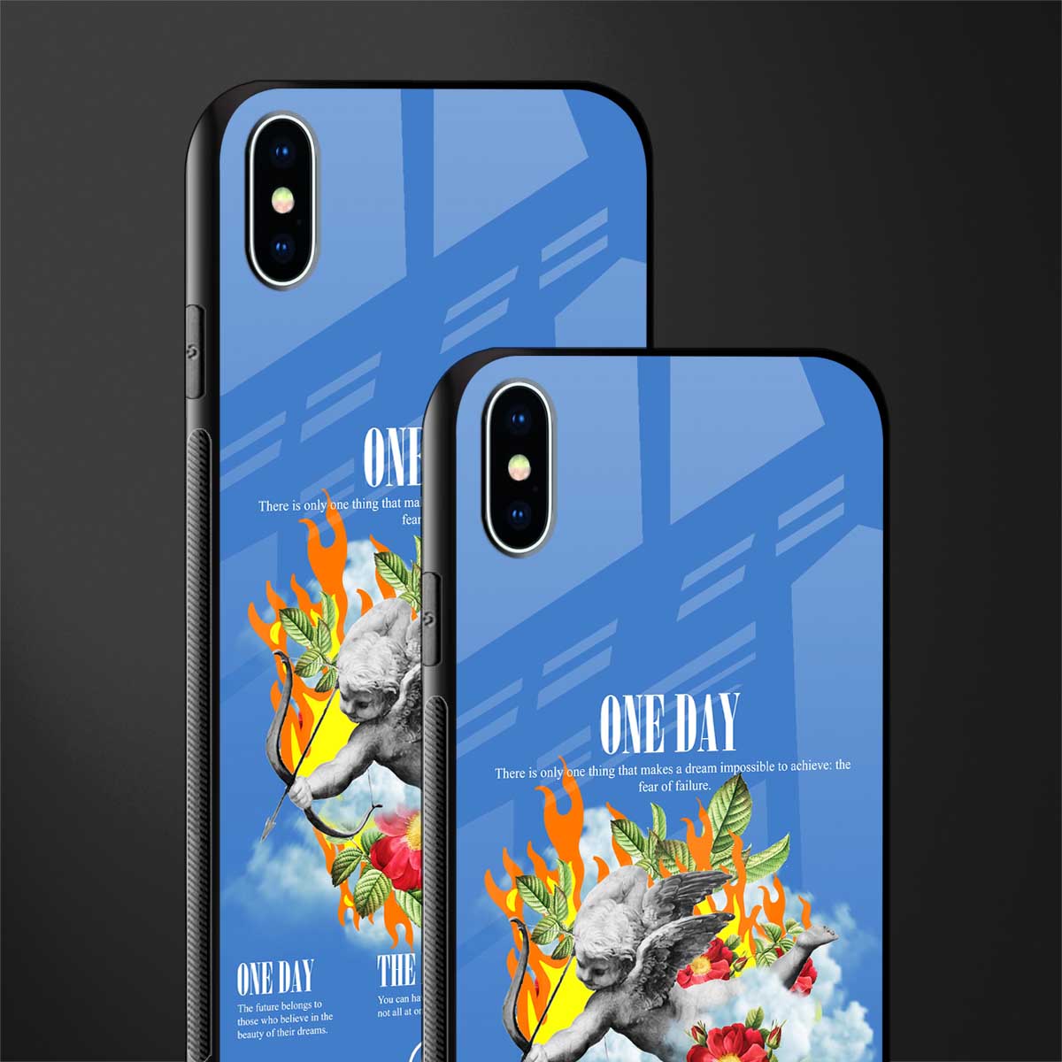 one day glass case for iphone xs max image-2