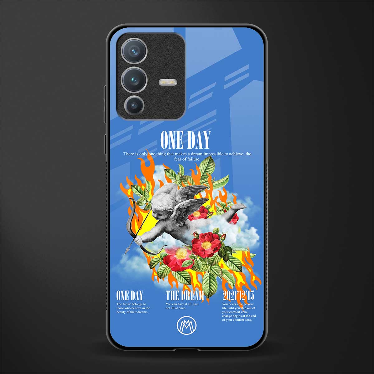 one day glass case for vivo v23 pro 5g image