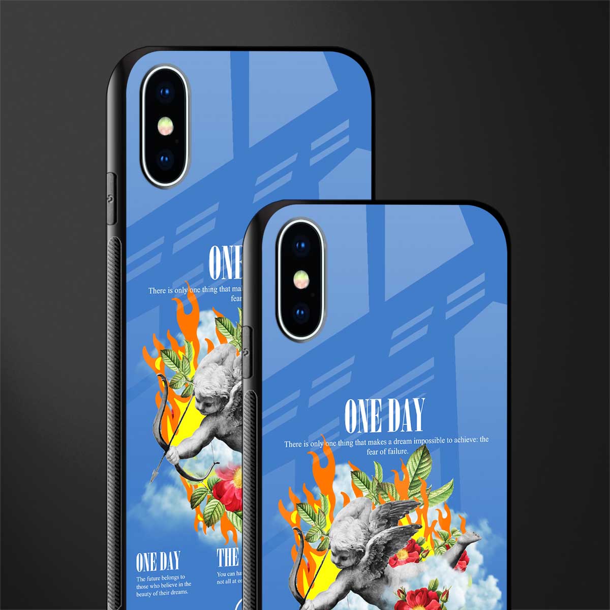 one day glass case for iphone x image-2