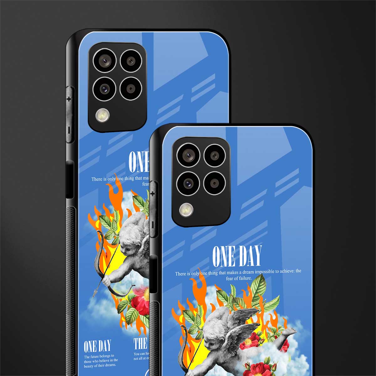 one day back phone cover | glass case for samsung galaxy m33 5g