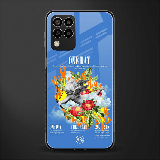one day back phone cover | glass case for samsung galaxy m33 5g