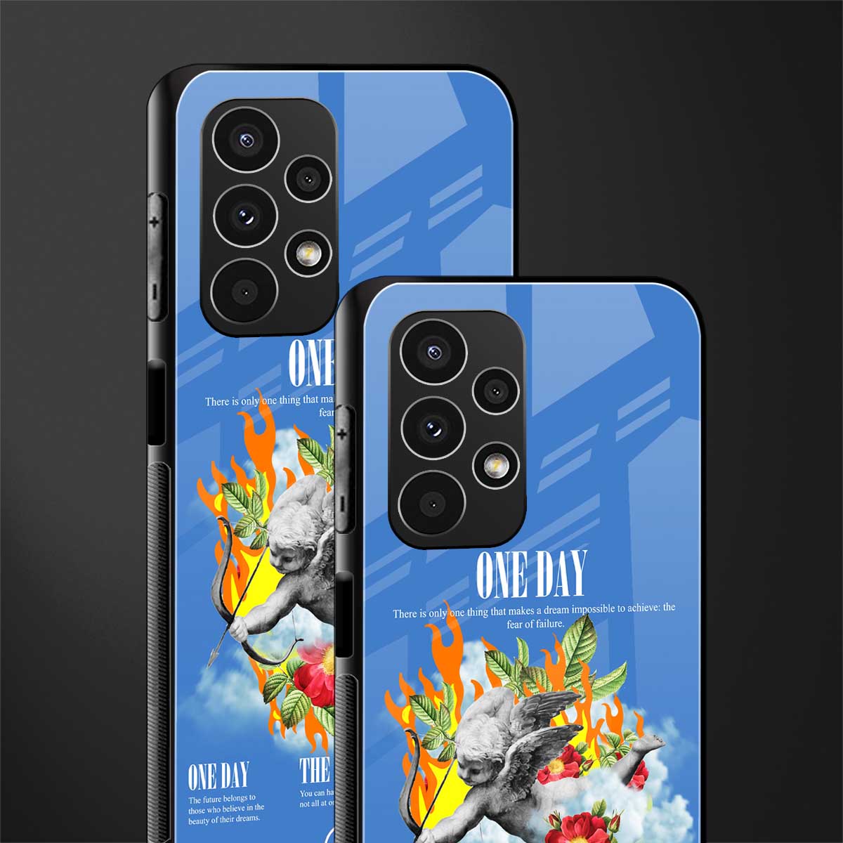 one day back phone cover | glass case for samsung galaxy a13 4g