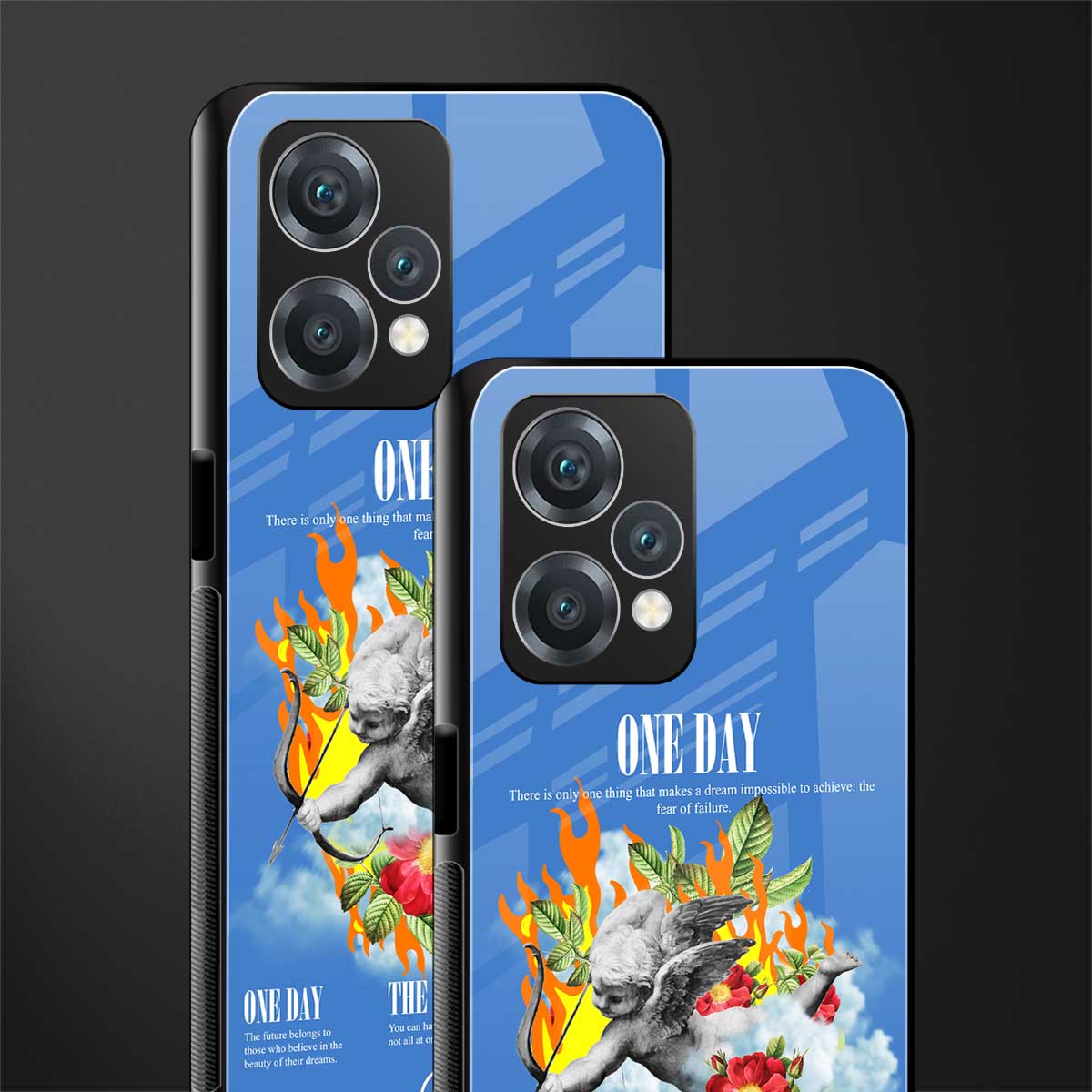 one day back phone cover | glass case for oneplus nord ce 2 lite 5g