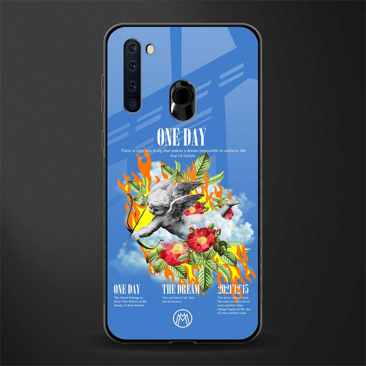 one day glass case for samsung a21 image